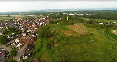 Burgstelle Nimburg - Luftaufname Hans-Jürgen van Akkeren