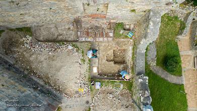 DJI_0615 Ausgrabung Burgruine Rötteln 07.07.2023