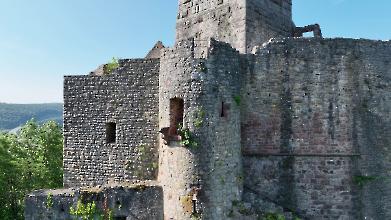 Nördl. Ansicht auf Schildmauer