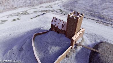 Burg Kürnberg 3D- Rekonstruktion H-J van Akkeren