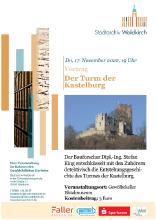 Vortrag 17.11.2022 Der Turm der Kastelburg