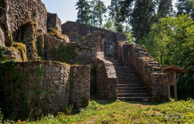 Burg Keppenbach - Treppenaufgang