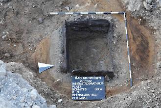 Bei den Ausgrabungen in Bad Krozingen entdeckter römischer Brunnen (Foto: Landesamt für Denkmalpflege im Regierungspräsidium Stuttgart).